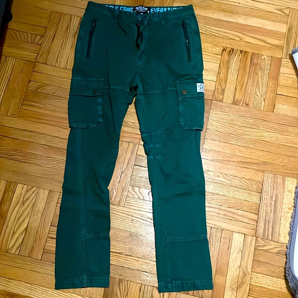 Hustle Gang Quality Trap Uniform Green Pants